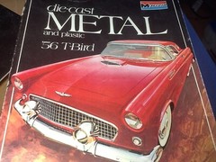 1/24 scale model kit Metal Plastic 56 T Bird Chrome Taillights No Box