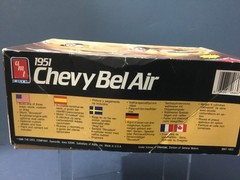 Pair of AMT ’51 Chevys. 1 Convert. Factory sealed 1 Sedan open box 608,6607