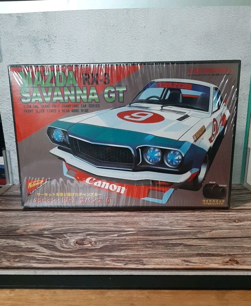 Rare Nichimo 1/24 Mazda RX-3 Savanna GT Plastic Model Kit New NOS SEALED 🔥