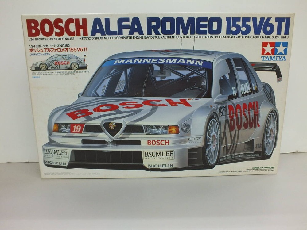 1/24 Tamiya Bosch Alfa Romeo 155 V6 TI Collectables 17+