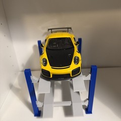 4 post 2 Level model car lift 1:24 1:25 scale KIT Assembly required. Paintable!