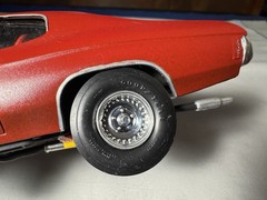 Vint 1980’s Plastic Model Kit 1970 Chevrolet Chevelle SS Built Revell Kit Maroon