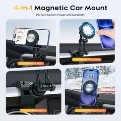 Sunsdrew Magnetic Phone Mount Toyota Tacoma 3rd Gen 2016-2023 Dashboard Phone Ho