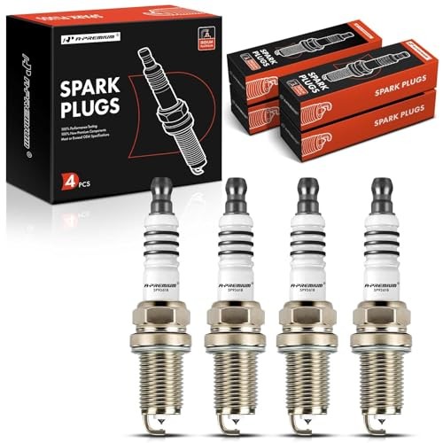 Iridium Platinum Spark Plugs L4 1.4L Compatible with Jeep Renegade 2015-2018