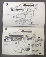 1970 AMT #X853 1970 BUICK WILDCAT H.T. Motor City Stocker Series model kit 1:25