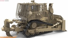 Meng Model SS-010 1/35 D9R Armored Bulldozer w/Slat Armor Model Kit