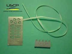 USCP 24A031 1/24 Road car Seatbelts PE set Beige Upgrade accessories kit
