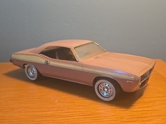 Vintage 1974 Plymouth ‘Cuda Dealer Promo Salmon 1/25 – VERY RARE