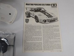 Martini Porsche 935 Turbo Tamiya 1:24 Motorized Model Kit 2401 Sealed Parts Bags