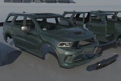 ABS-LIKE RESIN 3D PRINTED 1/25 2021-24 DODGE DURANGO SRT KIT