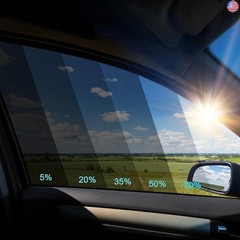 TOYOCO Window Tint Film for Cars, 5% VLT 24″ in x 15’Ft Ceramic Window Tints,