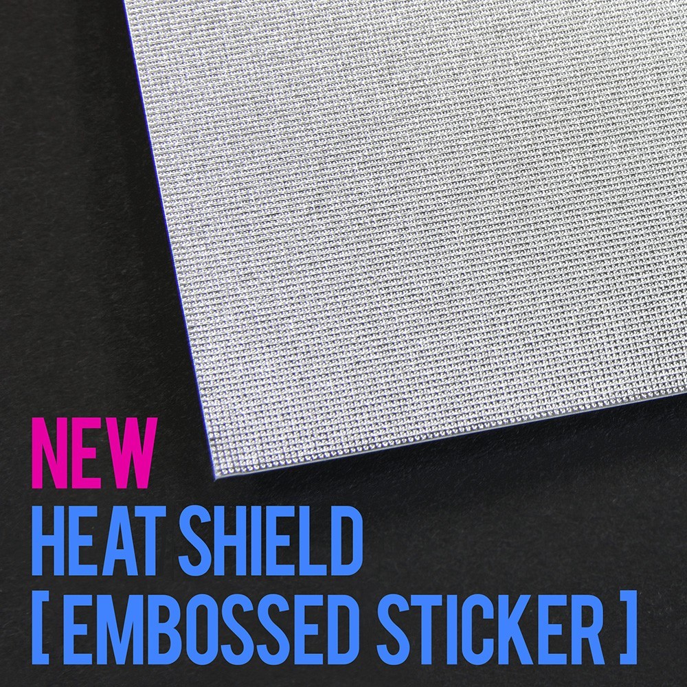 DETAIL PART: P928 MFH EMBOSSED HEAT SHIELD NEW VERSION