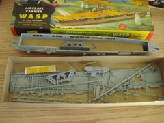 LINDBERG AIRCRAFT CARRIER WASP 705:198 PLASTIC MODEL SHIP BOAT