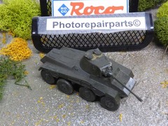 Roco Minitanks WWII German Sd Kfz 234/3 Puma Armored Car W/50mm Gun Lot#1006X©