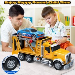 Kids Toys for 3 4 5 6 7 8 Years Old Boys, Transport Cars Carrier with Racing…