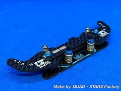 [For Mini 4WD/MS] 2-axis AT pivot bumper 2021 carbon