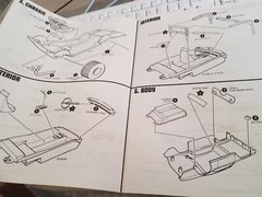 Vintage 1966 Buick Mod Stocker Model Car Instruction Sheet AMT Co.