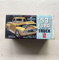 AMT 1953 FORD PICKUP TRUCK 3 IN 1 STOCK CUSTOM TROPHY SERIES *Open Box