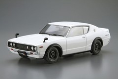 AOSHIMA The Model Car No. 15 1/24 Nissan KPGC110 Skyline HT2000GT-R ’73