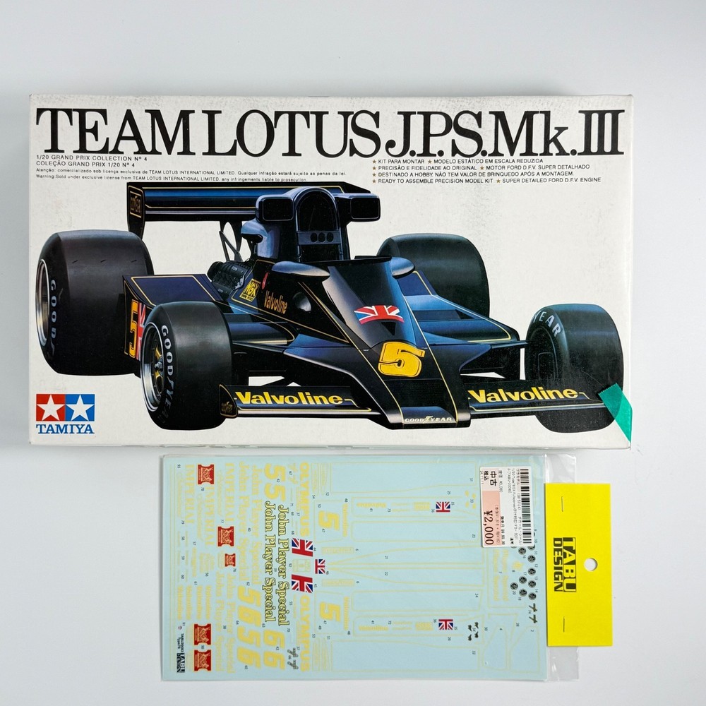 TAMIYA 1/20 LOTUS J.P.S. Mk.Ⅲ TYPE78 Português Item20004 from Japan9