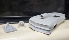 1/24 scale resin 3d printed 1967 Camaro Roadster drag body slot car model