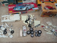 Vintage 60’s 70’s MODEL KIT Junkyard Graveyard Car Parts Boxes LOT Huge 750+