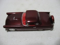 Monogram Burgundy 1956 Ford Thunderbird T-Bird 1/24 Scale Built Model Kit #2289