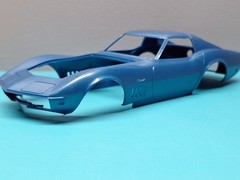 Revell AMT Ertl Monogram MPC 1/25 Model Part 1969 Corvette Body Kit Motion