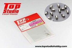 Top Studio Hex 1.0Mm Nut Fitting Metal Parts Trumpet10 Pieces Td23273