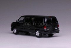 1:64 Scale 596 Police E350 Super Duty Wagon Mini Van Diecast Display Car Model