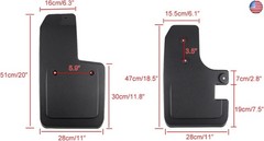 Mud Flaps for Ford Bronco Accessories 2021 2022 2023 2024 2025 2/4-Door, Splash