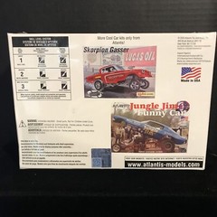 ATLANTIS H7172 MONGOOSE McEWEN ‘57 CHEVY FUNNY CAR MODEL KIT-NIB-1:24 SCALE