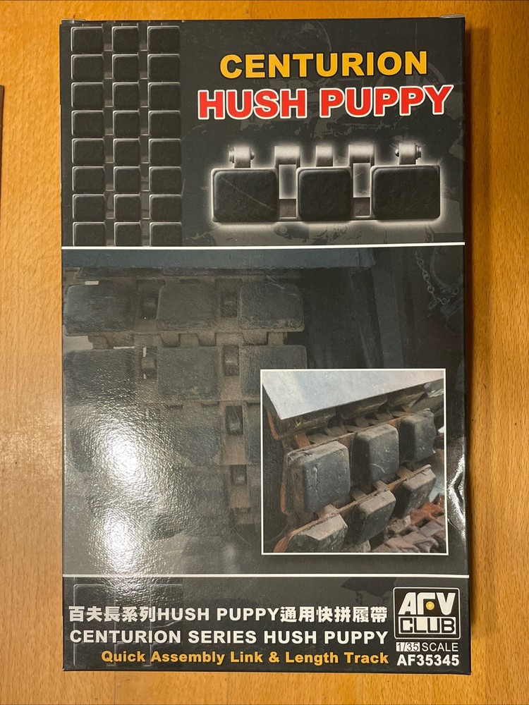Centurion Hush Puppy Link & Track – 1/35 Scale AFV Club Unassembled Kit#AF35345