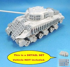 Legend 1/35 Stowage & Track Armor Set for British Sherman Firefly WWII #1 LF1452