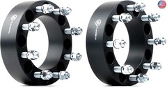 VLAOSCHI Black Forged 8×6.5 Wheel Spacers 2 Inch with 14×1.5 Studs Compatible