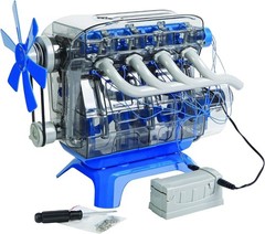 New Discovery #Mindblown Model Engine Kit 104 Pieces Working Engine