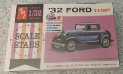 AMT 1/32 1932 FordV-8 Coupe Scale Stars Model Kit AMT 1181/12 Plastics Car 1/32