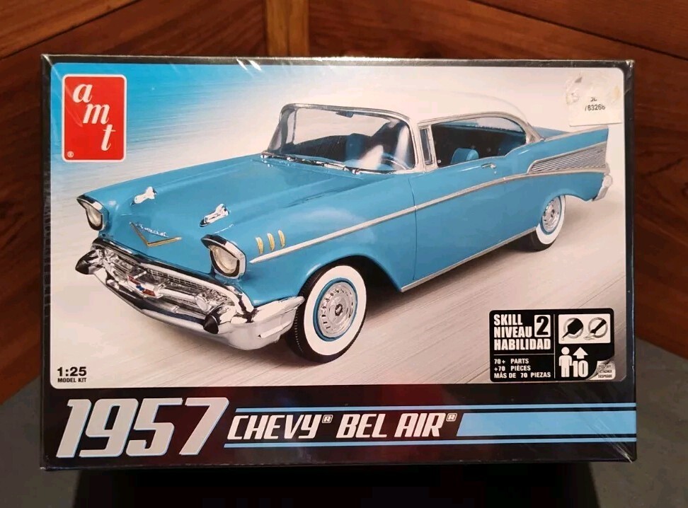 NIB AMT 1957 CHEVY® BEL AIR® 1:25 SCALE PLASTIC MODEL KIT