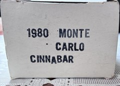 CINNABAR 1980 CHEVROLET MONTE CARLO 1:25 SCALE DEALER PROMO W/BOX !