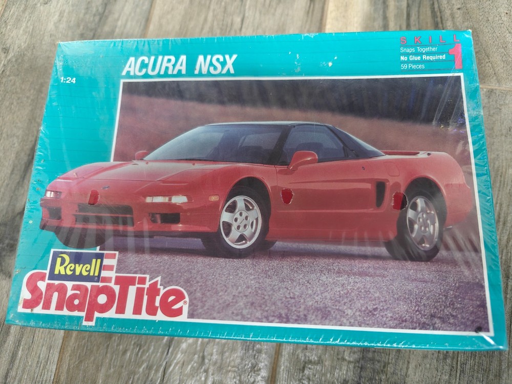 Revell ACURA NSX SpapTite 1/24 1992 Plastic Model Kit 6268 FACTORY SEALED