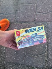 AMT ERTL Chevy Nova SS Pro Stocker “The Old Pro” 1:25 Model Kit #6556 NEW NIOB