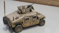 Hand Painted 1/35 Scale US Army Hummer M1151 Jeep Desert Color Plastic Model