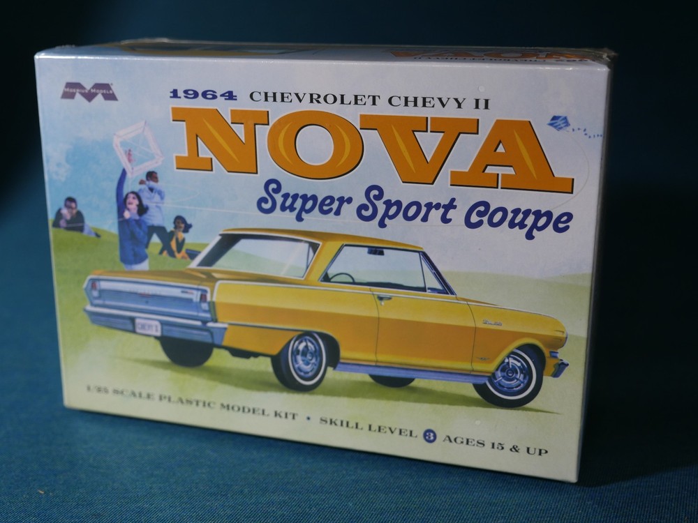 NOVA CHEVY II SUPER SPORT MODEL KIT 1964 MOEBIUS MODELS 1/25 KIT 2320 NEW