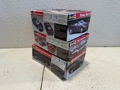 Lot of 3 Monogram Sting Ray III Corvette Revell GMC Syclone Pro Street Model Kit
