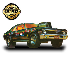AMT 1972 Chevy Nova SS Old Pro 1:25 Scale Model Kit Scale, Vintage