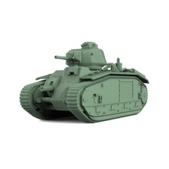 SSMODEL SS700651 1/700 Military Model Kit France B1 Heavy Tank (Phase II)
