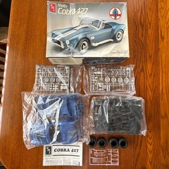 AMT Ertl Shelby Cobra 427 Model Car Kit 1:16 Scale NEW OPEN BOX COMPLETE *L@@K*
