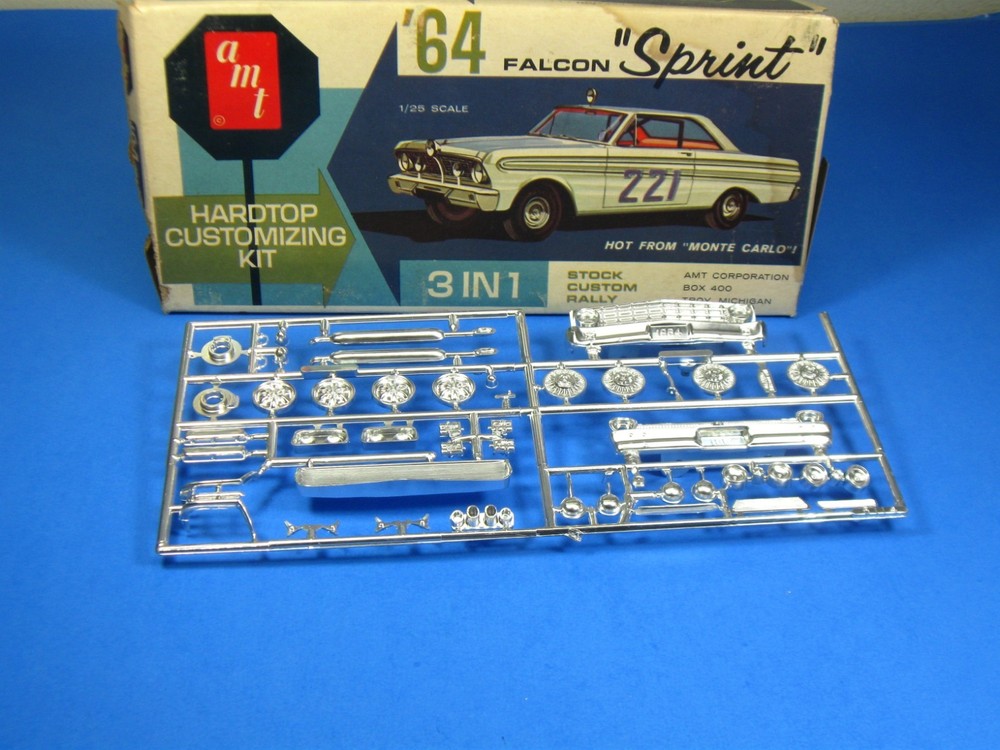 AMT 1964 FORD FALCON SPRINT HARDTOP CHROME TREE NOS 64 *BOX NOT INCLUDED*