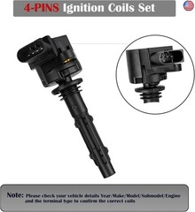 Set of 6 Ignition Coil Pack Spark Plugs Fits for 2006 2007 2008 2009 2010 2011
