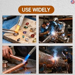 Turbo Torch G-4 Torch Handle with Valves, G-4 Acetylene Handle 0386-0308, Air